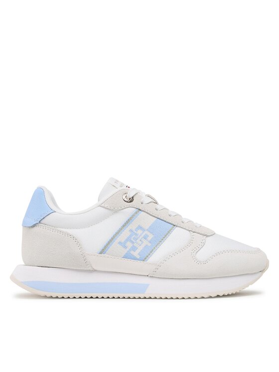 Tommy Hilfiger Tommy Hilfiger Sneakersy Runner With Th Webbing FW0FW06948 Niebieski