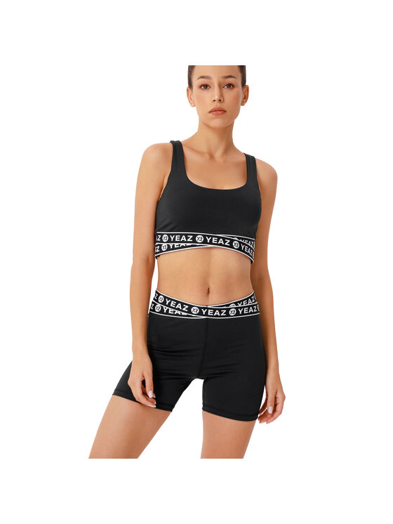 Yeaz Yeaz Szorty sportowe REVOLUTE Sportshorts Czarny Slim Fit