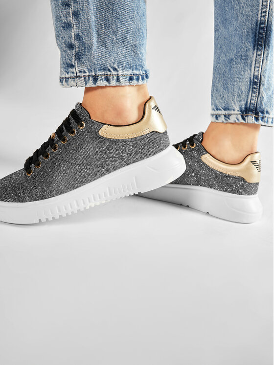 Scarpe oro 2025 armani
