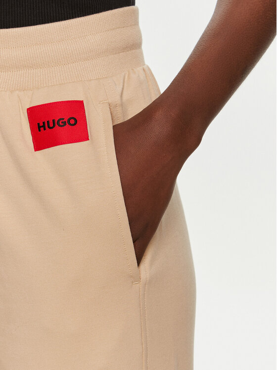 HUGO Hugo Teplákové nohavice Talua 50508694 Béžová Relaxed Fit