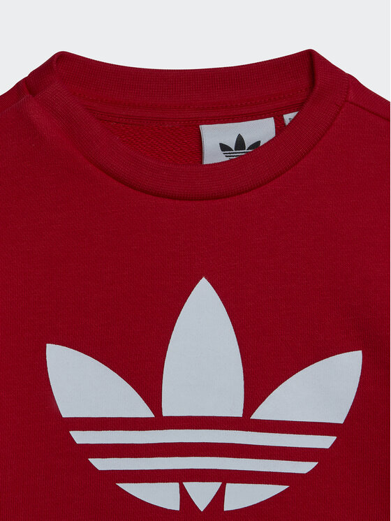 adidas adidas Trenerka Crew Sweatshirt Set IB8665 Crvena Regular Fit