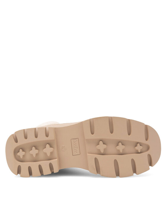 DeeZee DeeZee Šnurovacia obuv QUEENIE WS6151-03 Béžová