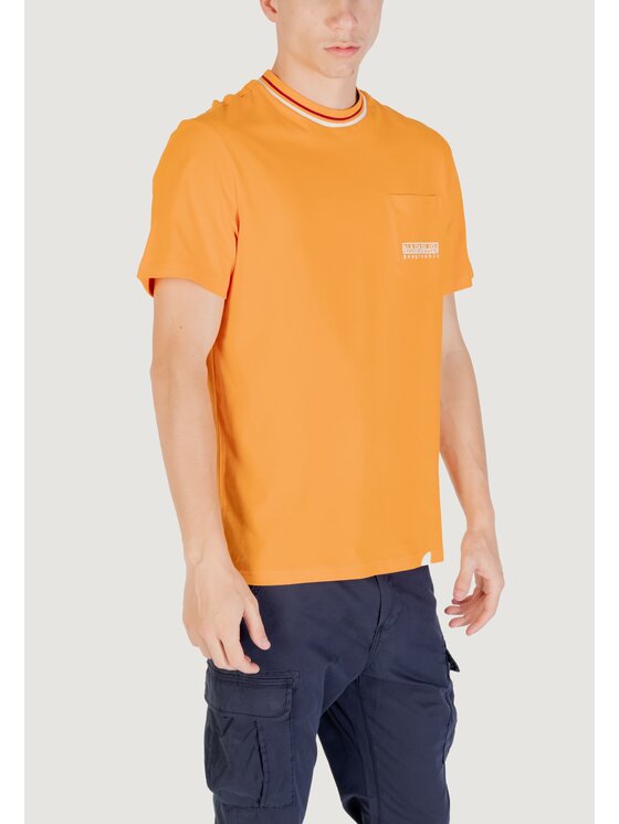 Napapijri Napapijri T-shirt S-MURLO SS Arancione Casual Fit
