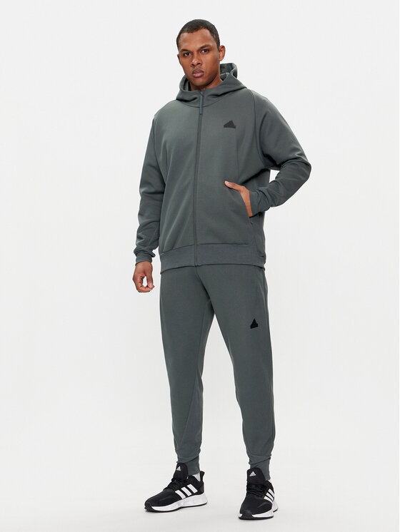 adidas adidas Bluză Z.N.E. Winterized IR5240 Verde Relaxed Fit