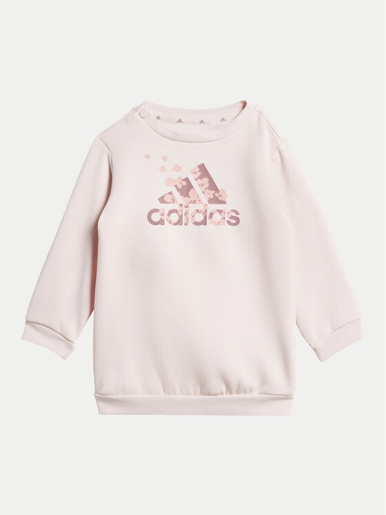 adidas adidas Džempera ar kapuci un legingu komplekts Essentials Allover Print IV7387 Rozā Regular Fit