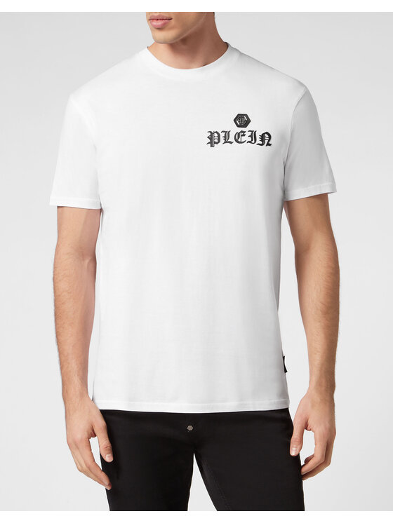 PHILIPP PLEIN PHILIPP PLEIN T-Shirt 433 Biały Regular Fit