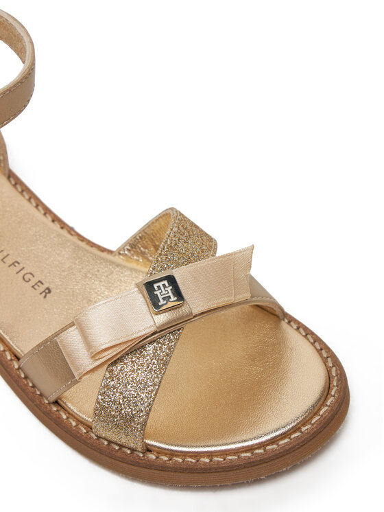 Tommy Hilfiger Tommy Hilfiger Sandalen Sandal T4A2-33943-0572 M Goldfarben