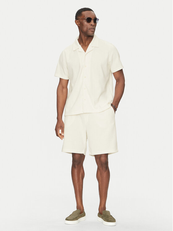 Guess Guess Сорочка M5GP21 KCRY0 Écru Regular Fit
