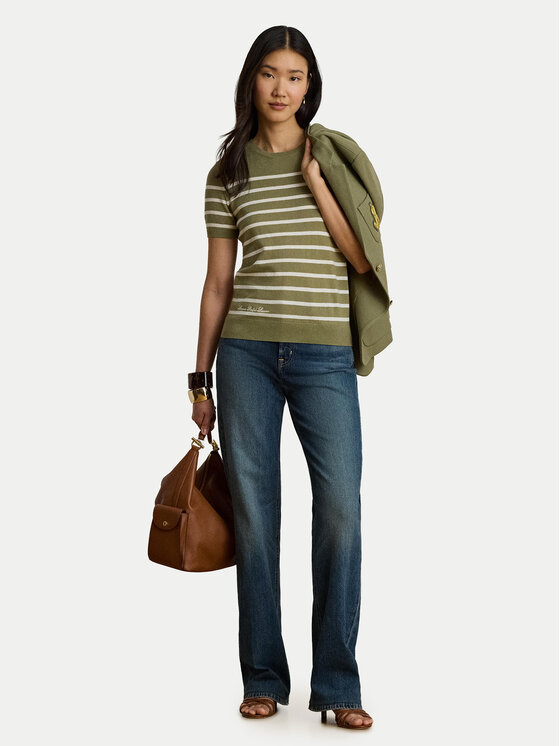 LAUREN RALPH LAUREN LAUREN RALPH LAUREN T-Shirt Eyelah 200P13973001 Πράσινο Regular Fit