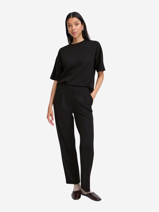 b.young b.young Pantaloni Bypusti pleat pants Nero Regular Fit