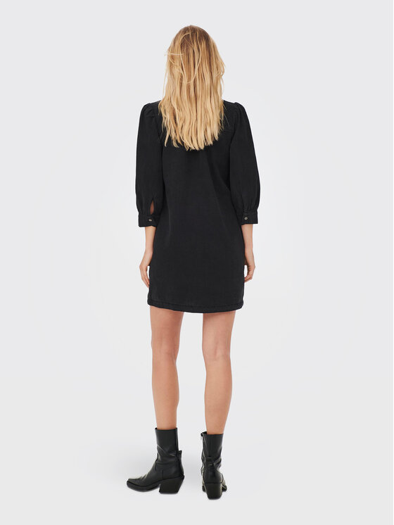 ONLY ONLY Rochie de blugi Felica 15227104 Negru Regular Fit