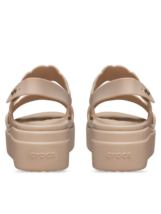 Crocs Crocs Sandály Brooklyn Woven Upper LW 209977 Béžová