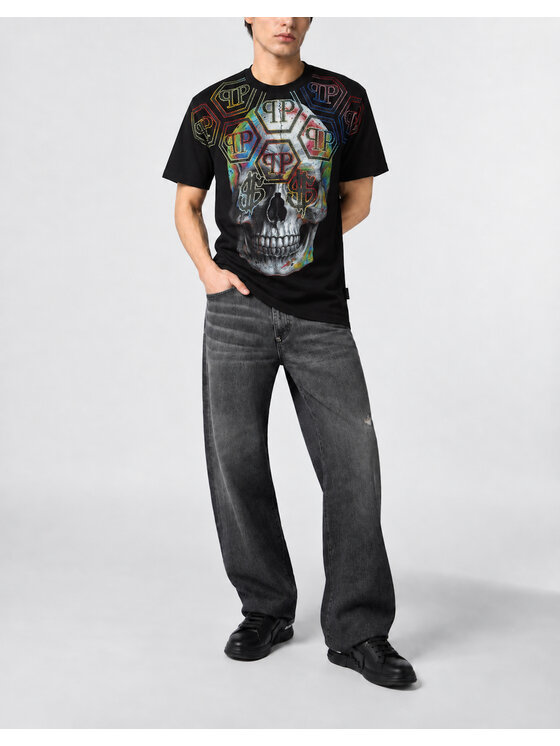 PHILIPP PLEIN PHILIPP PLEIN T-shirt 31100 Nero Regular Fit