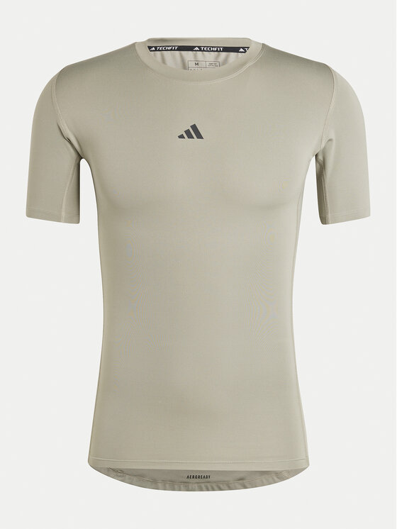 adidas adidas Технічна футболка Techfit Compression JE6700 Зелений Slim Fit