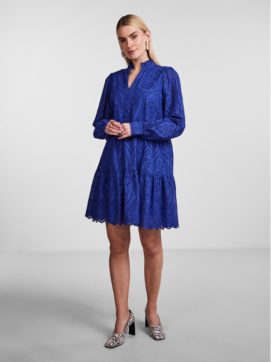 YAS YAS Rochie de zi 26027162 Albastru Regular Fit