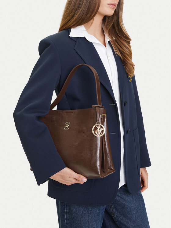 Beverly Hills Polo Club Torebka BHPC-W-04-A23 Brązowy