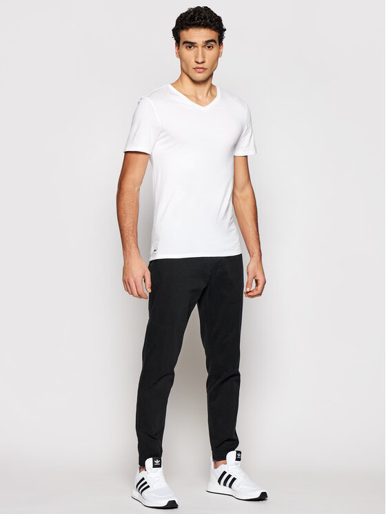 Lacoste Lacoste Súprava tričiek TH3374 Biela Slim Fit