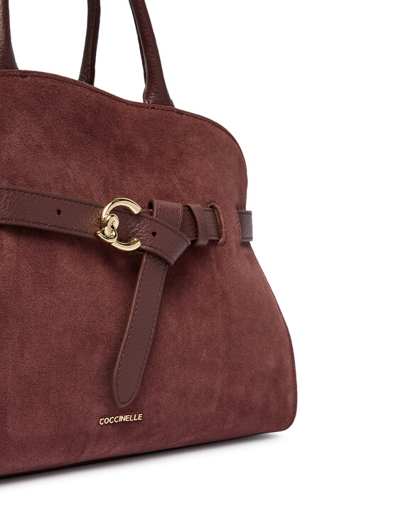 Coccinelle Coccinelle Torebka TLB Coccinellesabine Suede Bi E1 TLB 18 04 01 Bordowy