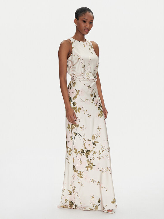 Rinascimento Rinascimento Abendkleid CFC0122850003 Beige Regular Fit