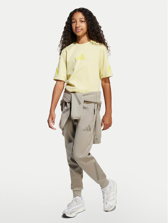 adidas adidas T-Shirt Z.N.E. JD0015 Gelb Loose Fit