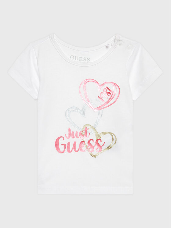 Guess T-krekls A3RI01 K6YW1 Balts Regular Fit