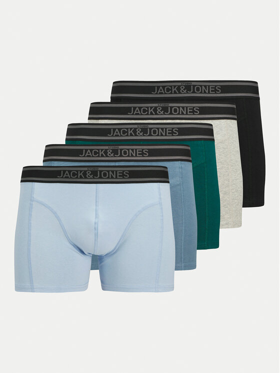 Komplet 5 par bokserek Jack&Jones