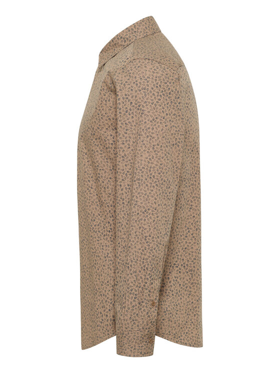 Mustang Mustang Camicia ELMORE Beige Regular Fit