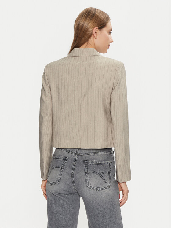 Vero Moda Vero Moda Sako Eli 10319629 Béžová Cropped Fit