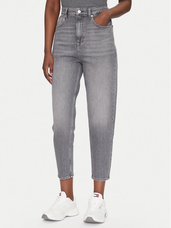 Tommy Jeans Jeans DW0DW20648 Grigio Mom Fit, taglia : 25_30