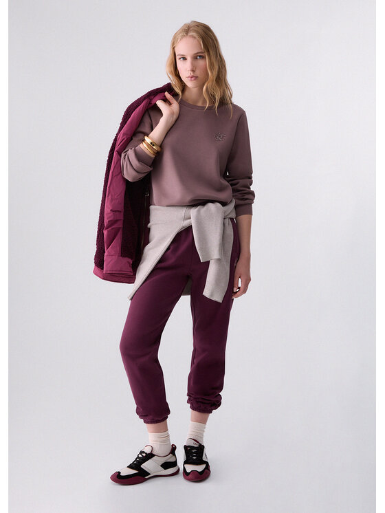 Liu Jo Liu Jo Pantaloni di tessuto TF6072FS09191718 Viola Regular Fit