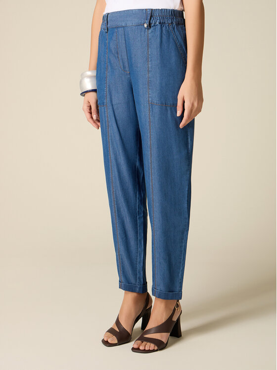 Oltre Oltre Jeans P404J002552N024 Blu Boy Fit