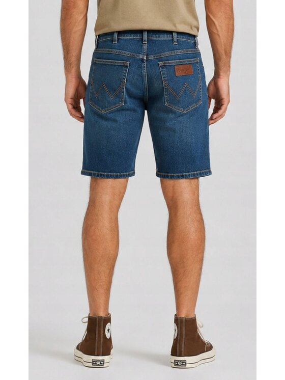 Wrangler Wrangler Szorty jeansowe Texas Shorts Niebieski Basic Fit