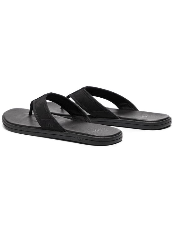 Ugg Ugg Japonki M Seaside Flip Leather 1102690 Czarny