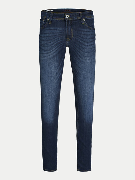 Jack & Jones Jack & Jones Jeansy Liam 12110056 Granatowy Skinny Fit