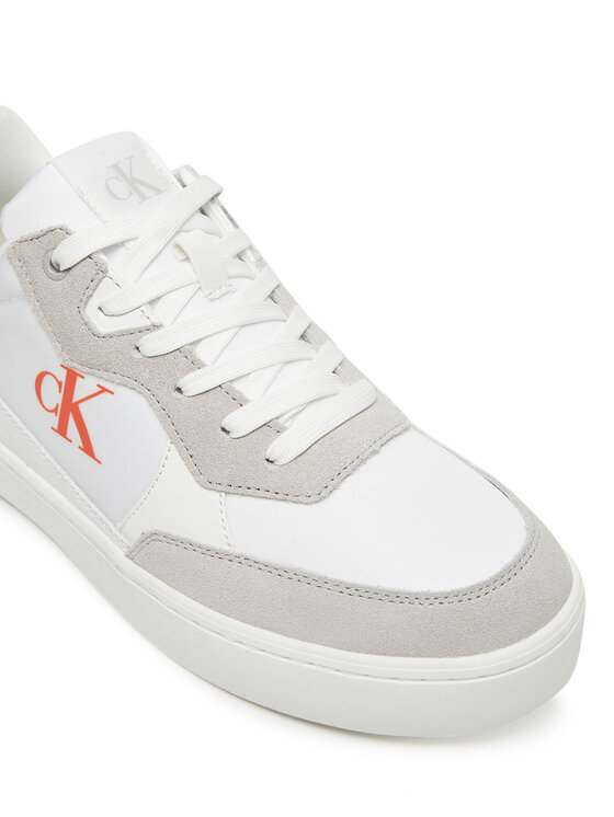 Calvin Klein Jeans Calvin Klein Jeans Sneakersy Classic Cupsole Mg Nylon Mix YM0YM01304 Biały