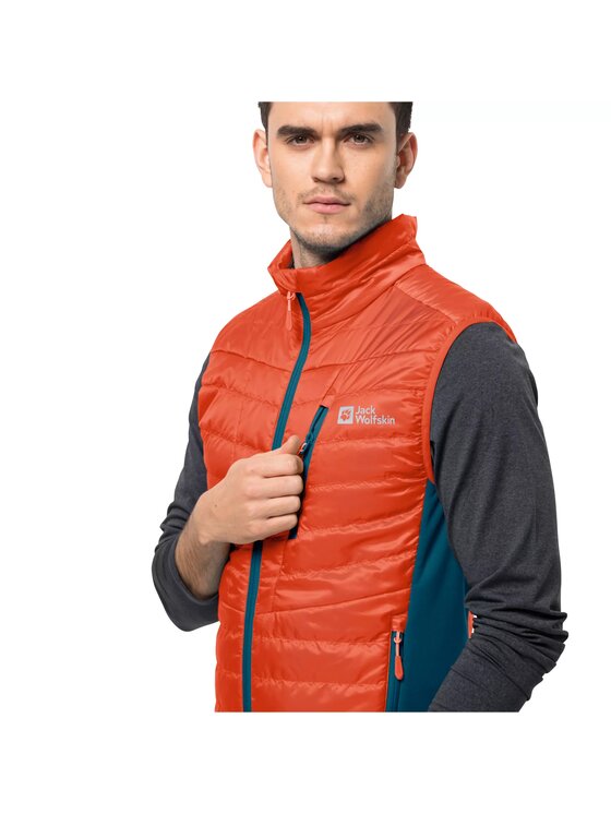 Jack Wolfskin Jack Wolfskin Kamizelka 1206871_3017 Czerwony Regular Fit