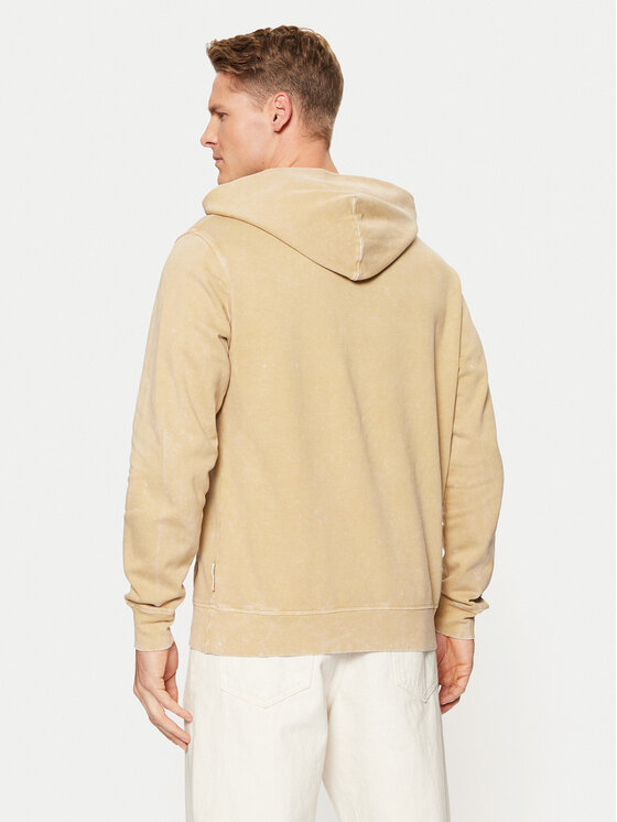 Jack&Jones Jack&Jones Majica dugih rukava Vesterbro 12267037 Bež Relaxed Fit