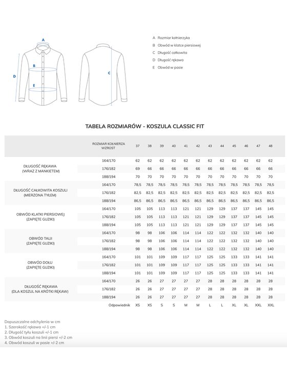 Borgio Borgio Koszula lavello_00235_classic Biały Classic Fit