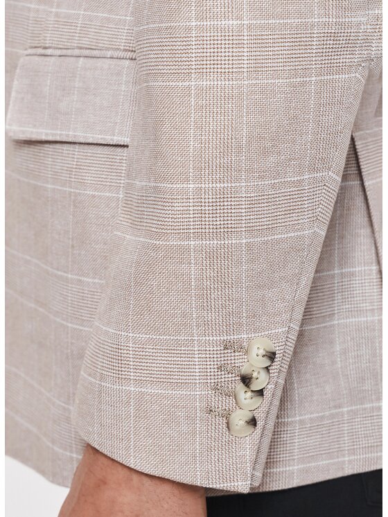 Pako Lorente Pako Lorente Marynarka P26SF-3X-023 Beżowy Slim Fit