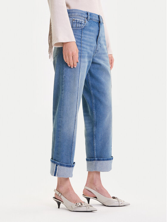 Mustang Mustang Jeansy Vermont 1016933 Modrá Loose Fit