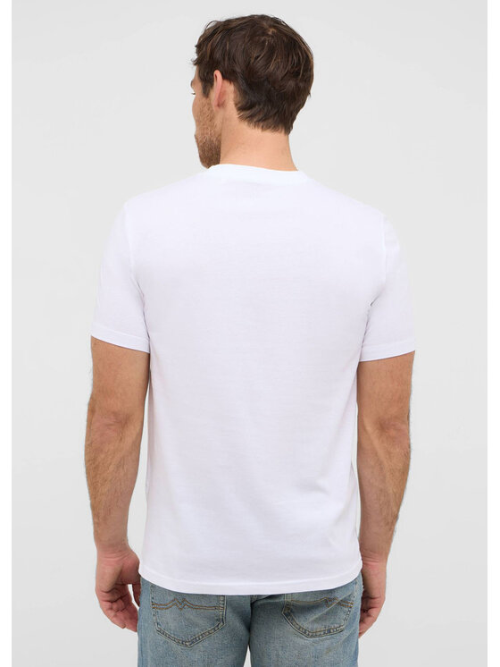 Mustang Mustang T-Shirt Style Austin Biały Regular Fit