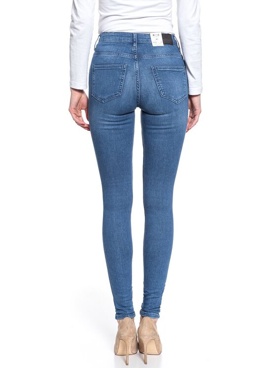 Mustang Mustang Jeansy ZOE SUPER SKINNY Niebieski Skinny Fit