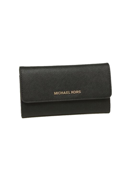 Michael Kors Michael Kors Peněženka SKÓRZANY PORTFEL DAMSKI JET SET Černá