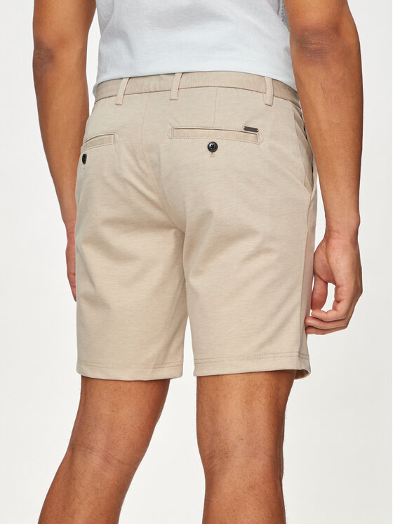 Jack & Jones Jack & Jones Bavlnené šortky Jpstmarco 12249321 Béžová Slim Fit