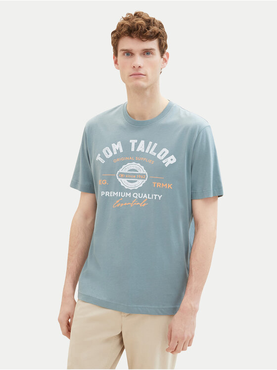 Tom Tailor T-krekls 1037735 Zaļš Regular Fit