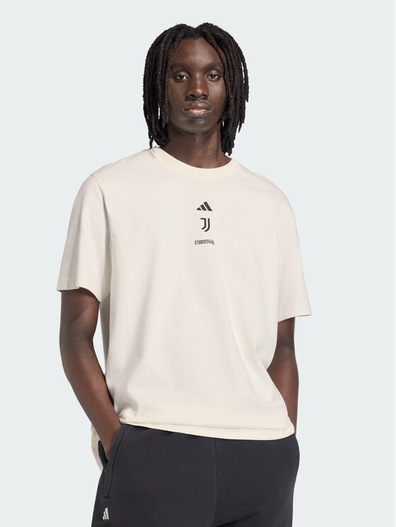 adidas adidas Koszulka techniczna Sgura Biały Loose Fit