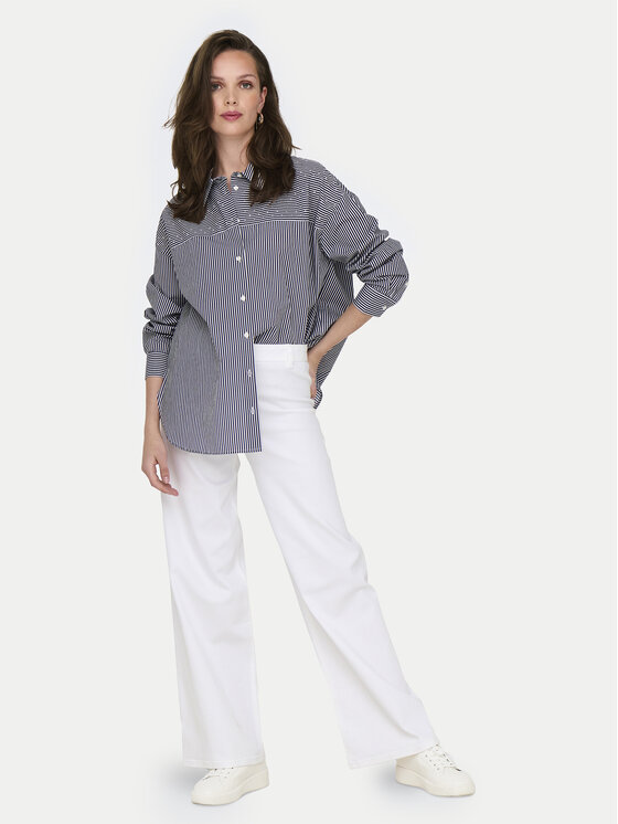 JDY JDY Blugi Iris 15341269 Alb Wide Leg