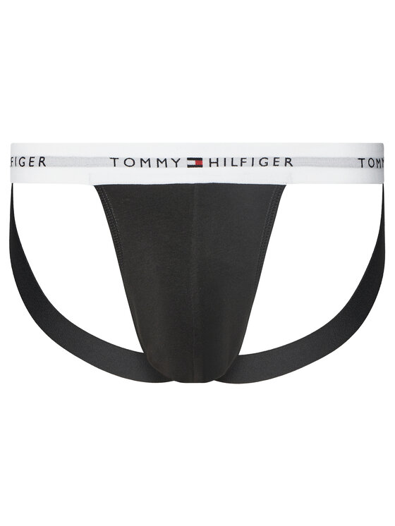 Tommy Hilfiger Tommy Hilfiger Set 3 parov slipov Jock Strap UM0UM03377 Črna