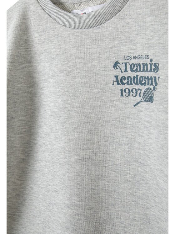 MINOTI MINOTI T-Shirt 23fleece71 Szary Regular Fit