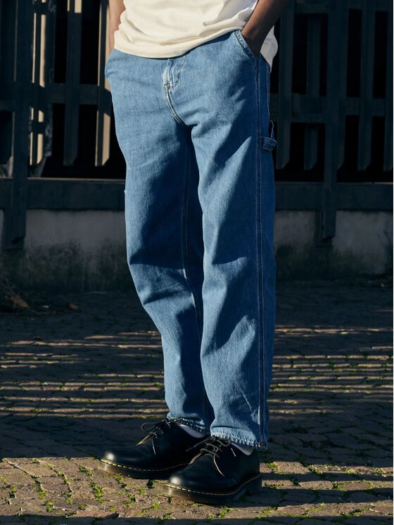 Lee Lee Jeansy CARPENTER Niebieski Loose Fit